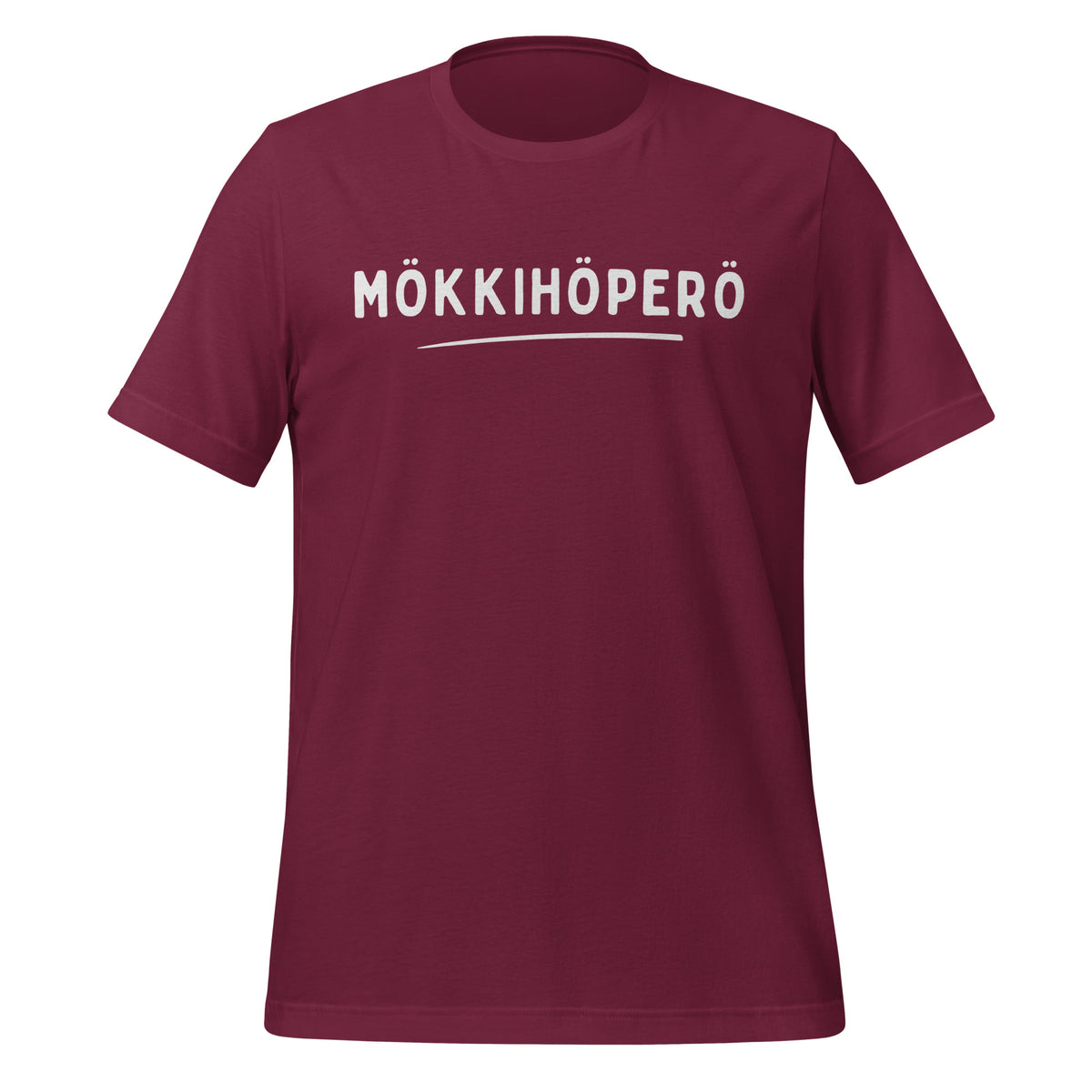 Mökkihöpero - viininpunainen t-paita