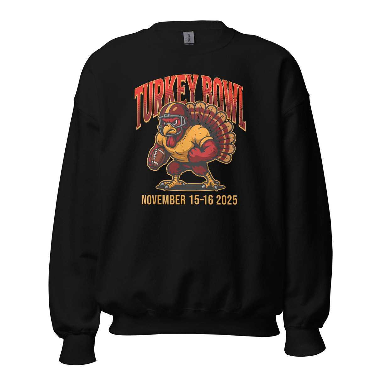 Musta virallinen Turkey Bowl collegepaita