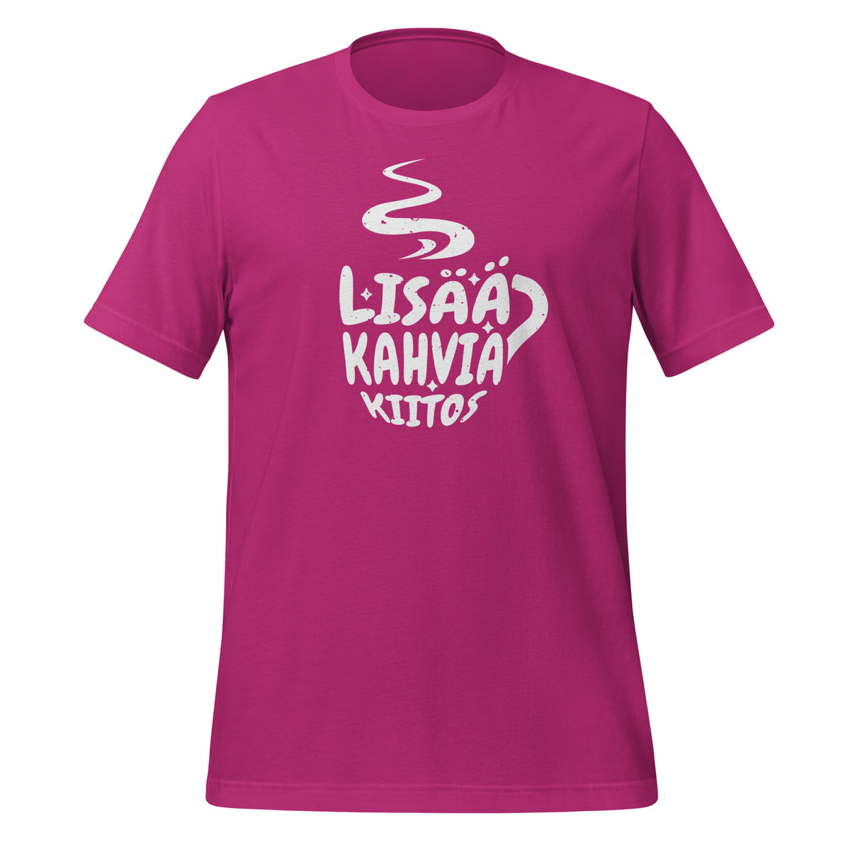 Lisää Kahvia Kiitos - T-paita niille, jotka rakastavat kahvia | Unisex t-paita