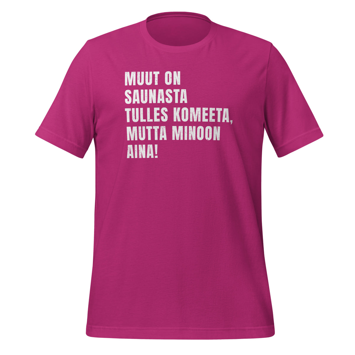 Hauska Pohjalainen Saunahuumori -paita | Unisex t-paita