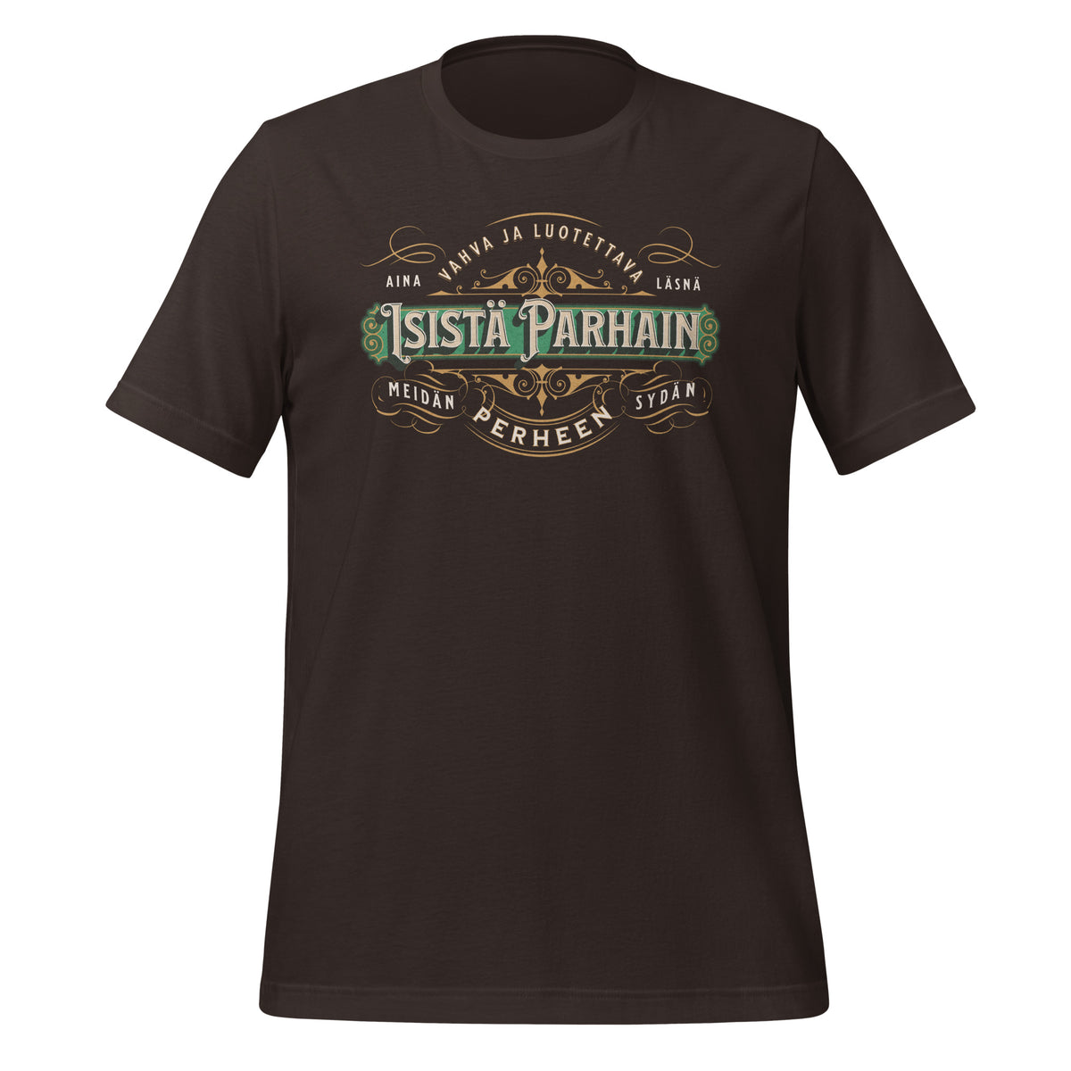 Isälle - Isistä parhain graafinen teksti painatus | Unisex t-paita