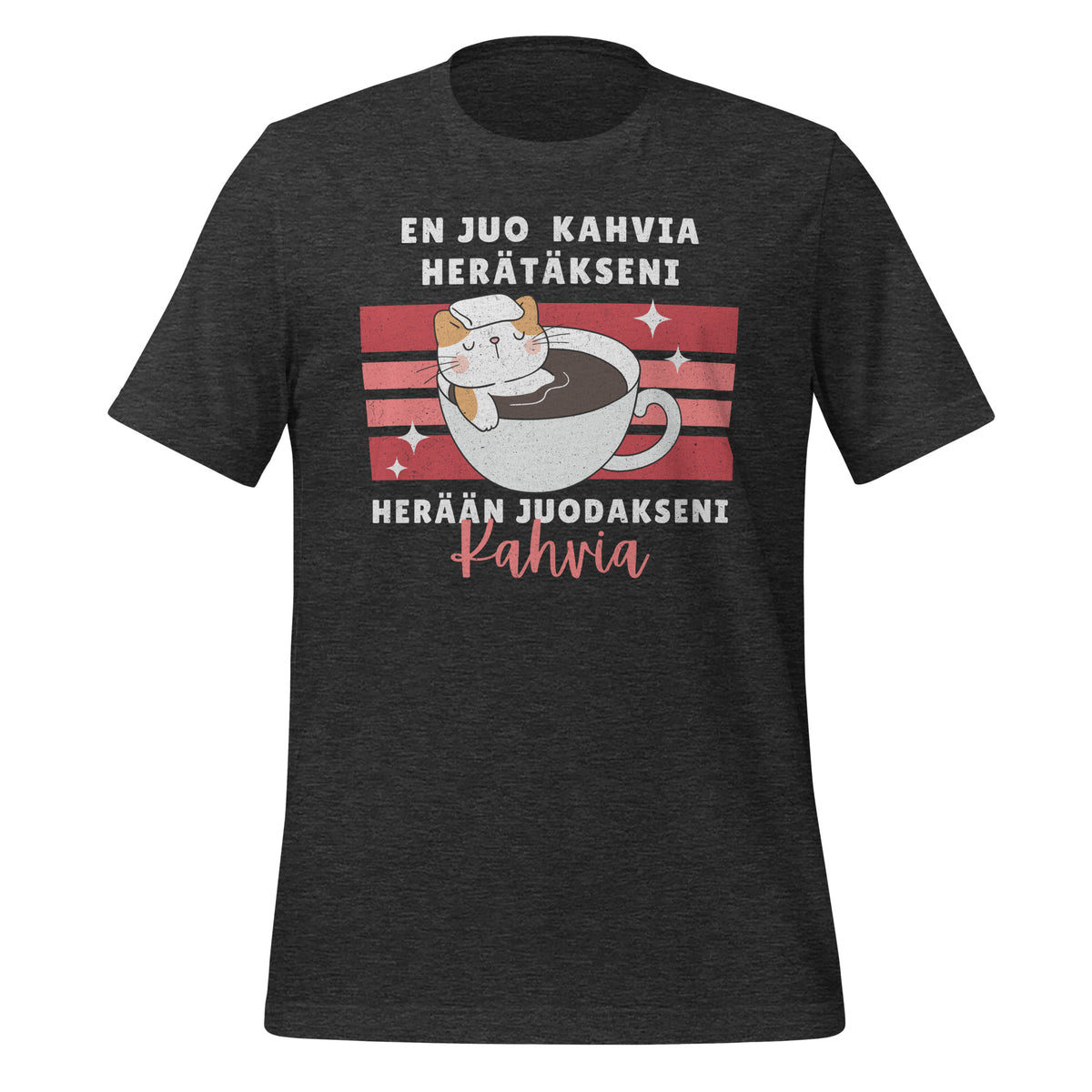 I don't drink coffee to wake up, I wake up to drink coffee - Cat | Unisex T-shirt