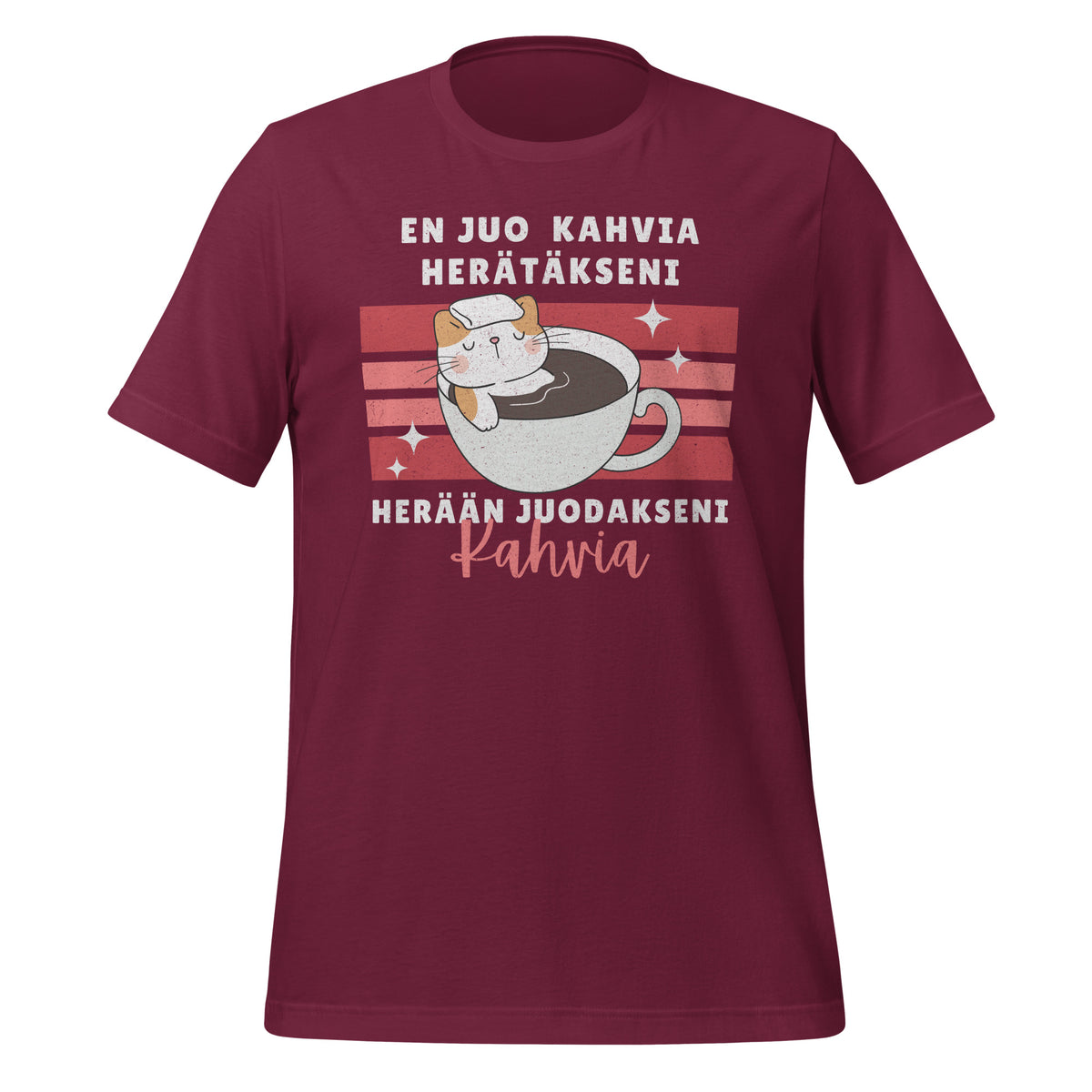 I don't drink coffee to wake up, I wake up to drink coffee - Cat | Unisex T-shirt
