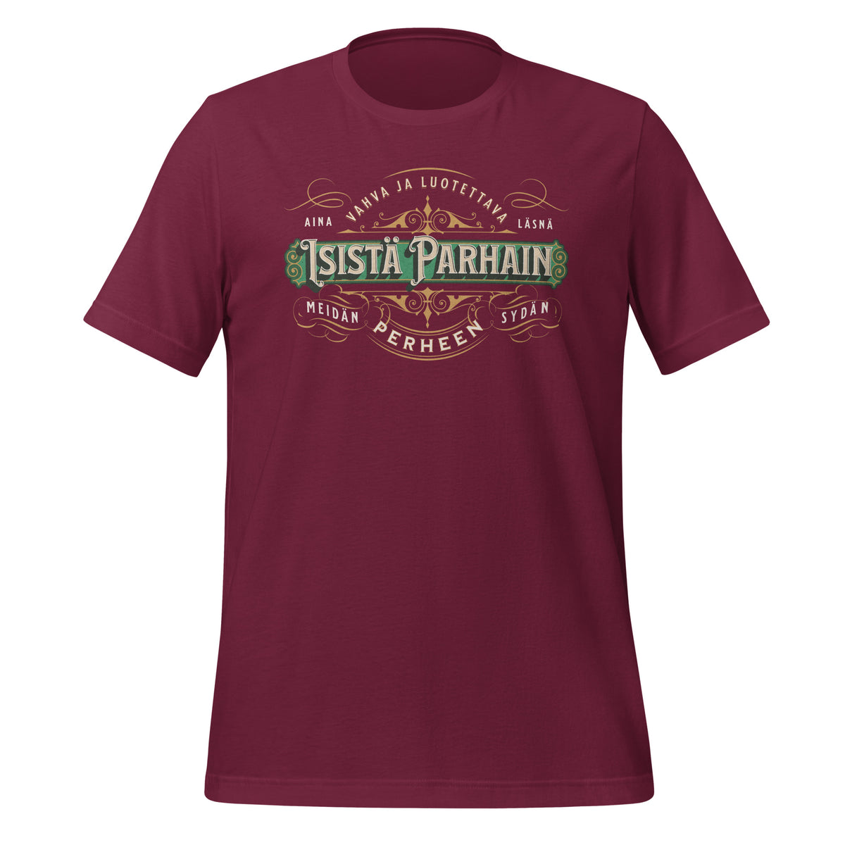 Isälle - Isistä parhain graafinen teksti painatus | Unisex t-paita