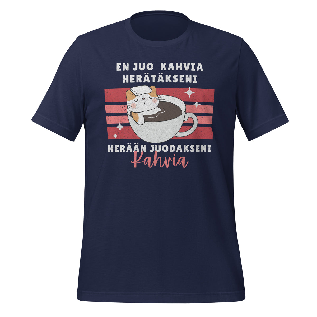 I don't drink coffee to wake up, I wake up to drink coffee - Cat | Unisex T-shirt